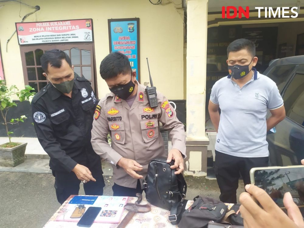 Polisi Tangkap 4 Pelaku Penodongan, Satu Pelaku Honorer BNN Lampung