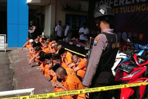 Dua Bulan, 35 Pengedar Narkoba Diringkus Polres Tulungagung