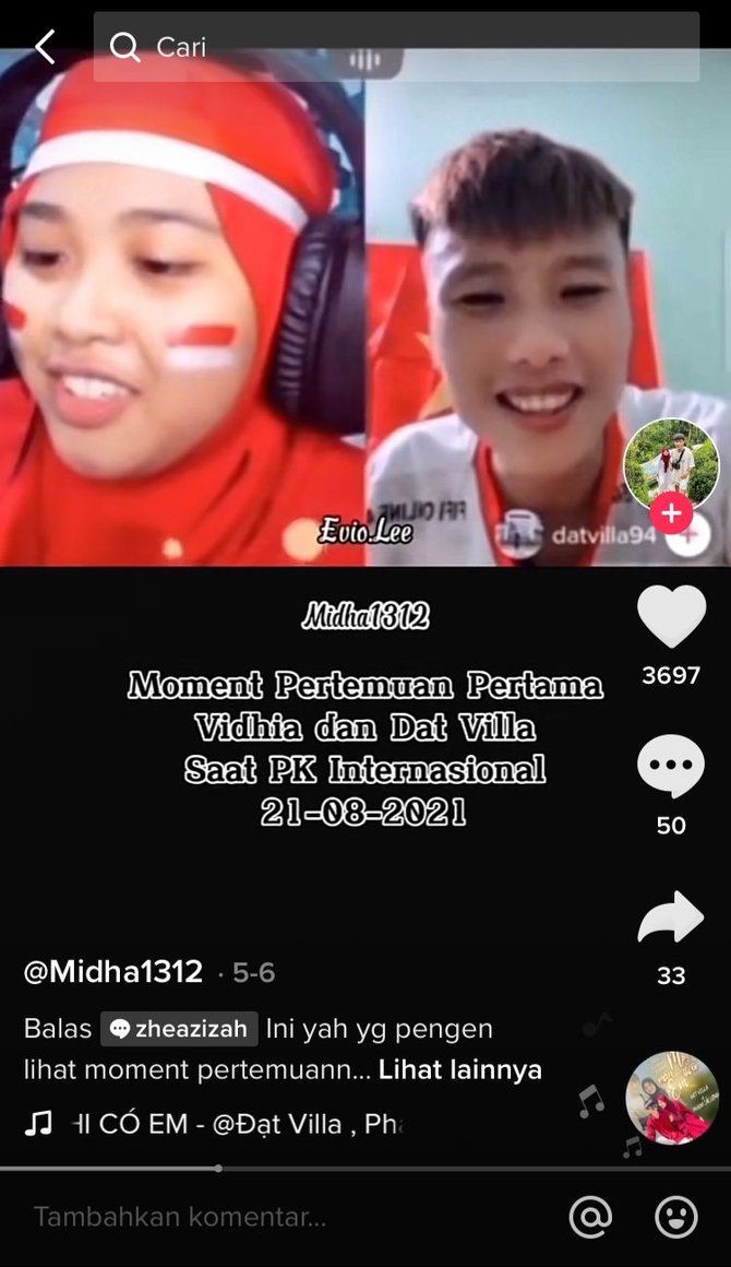 10 Perjalanan Cinta Vidhia Dan Dat Villa Viral Di Tiktok 