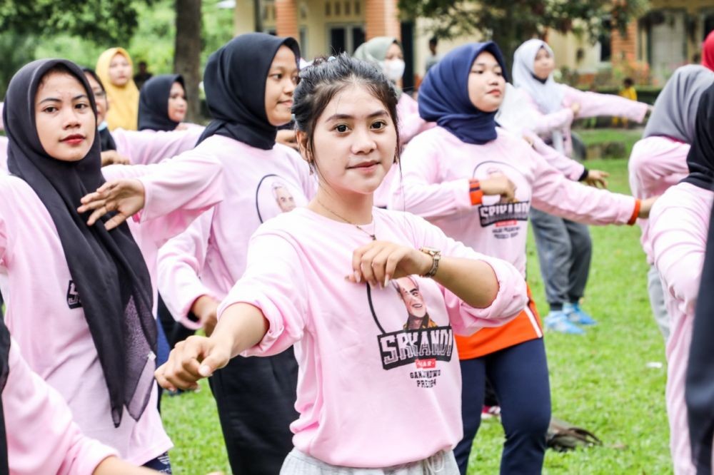 1.300 Perempuan Senam Massal di Sergai, Gaungkan Ganjar untuk 2024