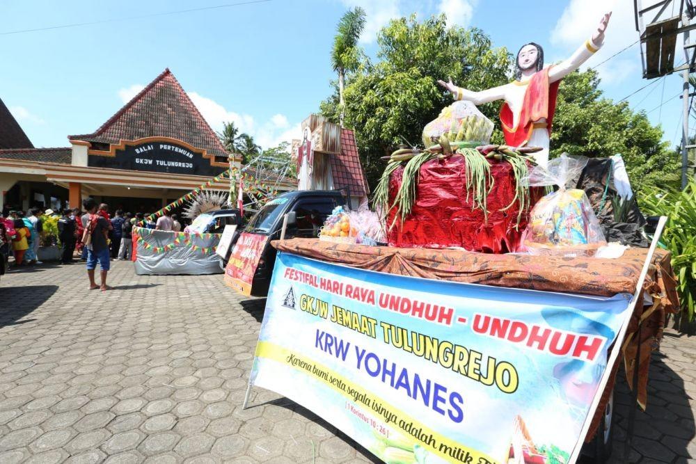 Mengenal Tradisi Unduh-unduh Umat Kristen GKJW di Banyuwangi