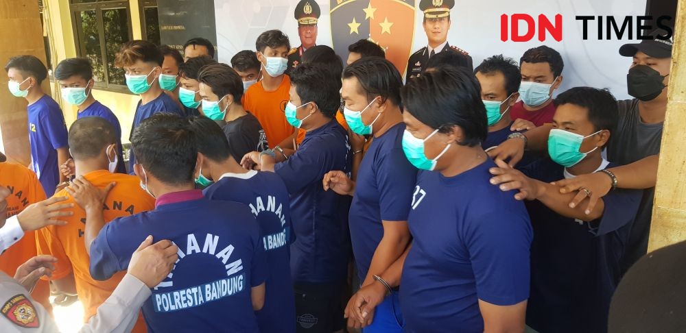 Polisi Ringkus 56 Tersangka Pencurian Pemberatan di Kabupaten Bandung