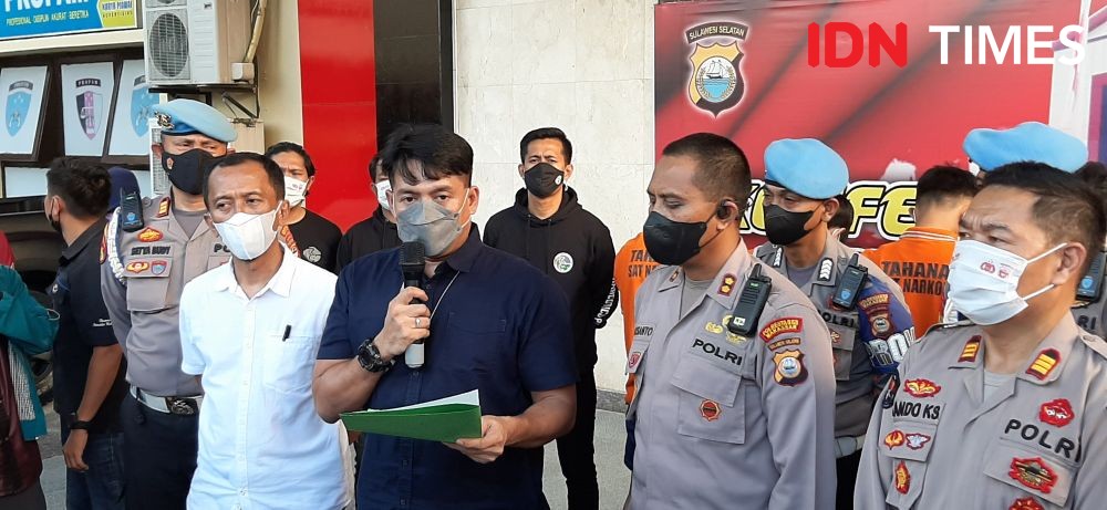 Polrestabes Makassar Bongkar Sindikat Jual Beli Narkoba di Instagram