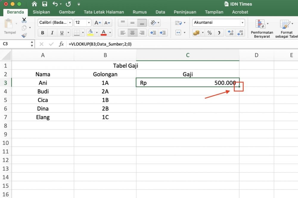 Cara Menggunakan Vlookup Beda Sheet Di Excel Dan Contohnya