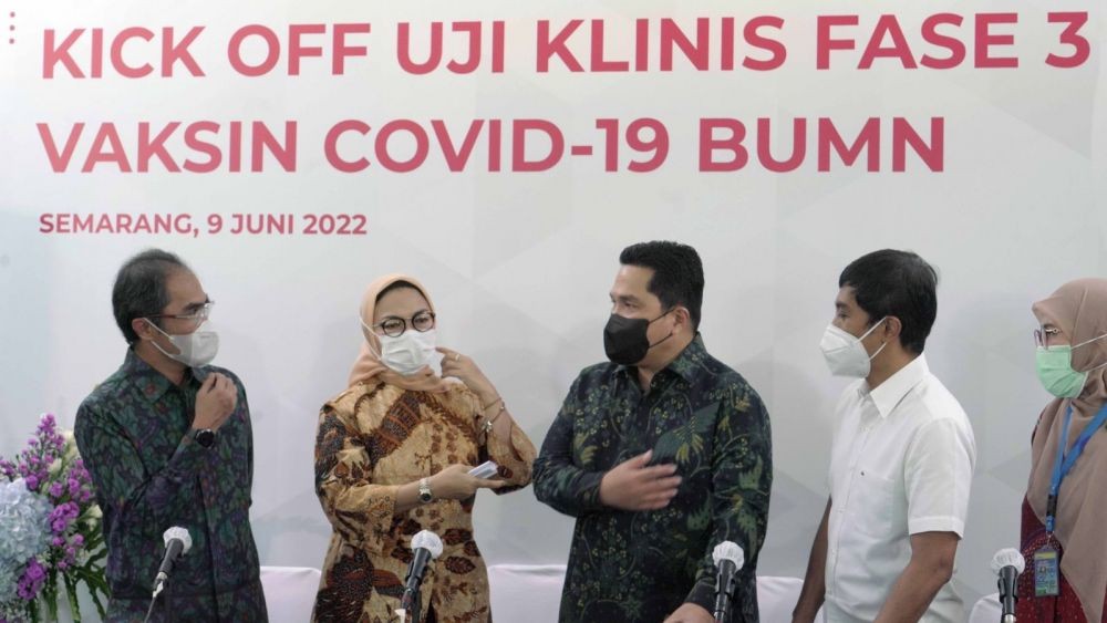 Uji Klinis Fase 3 di Lombok, Produksi Vaksin Covid-19 BUMN Akhir Tahun