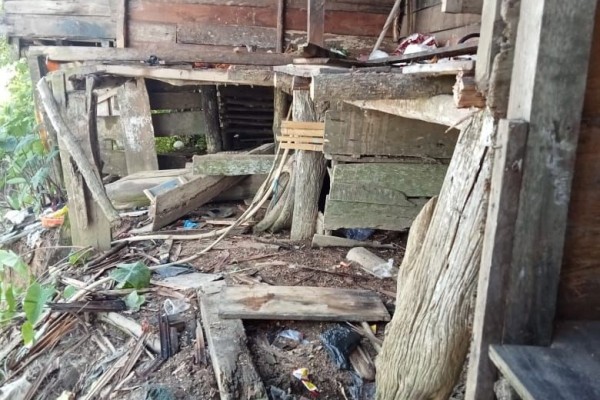 4 Rumah Terdampak Tanah Longsor Akibat Hujan Deras di Sekayu