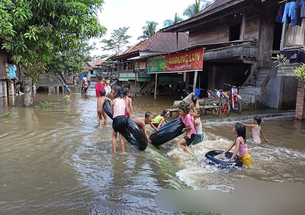 Sungai Sake Meluap, 6 Dusun di Kertajaya Muba Terdampak Banjir