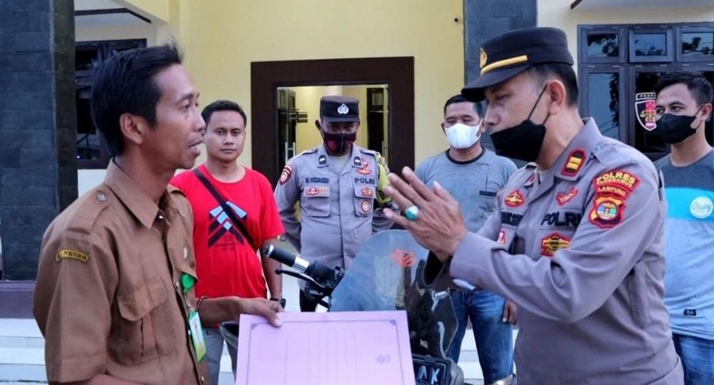 Diduga Habis Bensin, Motor Guru Tanggamus Dicuri Ditemukan di Semak