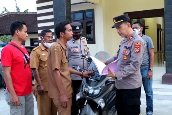 Diduga Habis Bensin, Motor Guru Tanggamus Dicuri Ditemukan di Semak