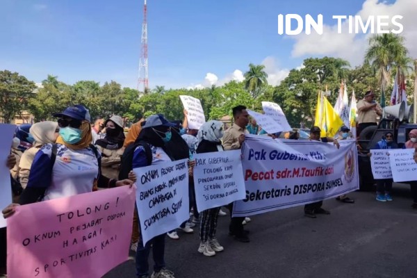 Atlet Sumsel Demo Tuntut Sekretaris Dispora Dipecat, Ada Apa?