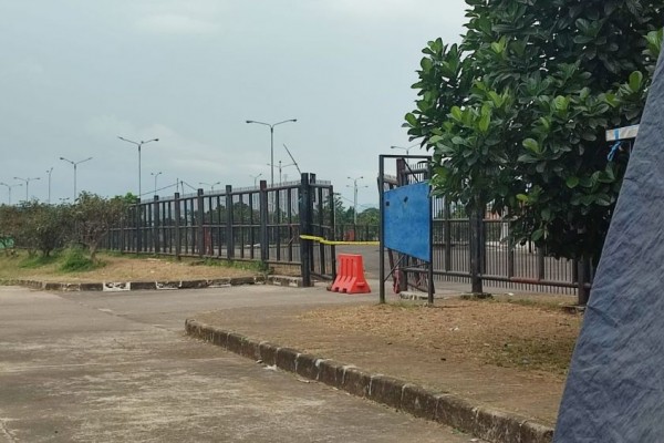 Stadion GBLA Dipasangi Garis Polisi Pasca Meninggalnya 2 Bobotoh