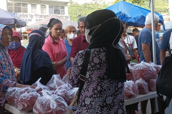 900 Kg Cabai Siap Dijual Murah di 3 Titik Operasi Pasar Bandar Lampung