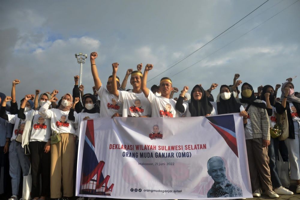 Anak Muda Relawan di Balikpapan Deklarasi Dukung Ganjar Pranowo 
