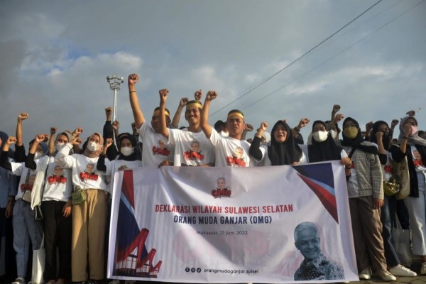 Ganjar Dapat Dukungan Nyapres dari Anak Muda di Sulsel