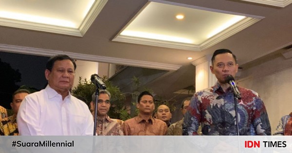 Ini Hasil Pertemuan Politik AHY Dan Prabowo Di Kertanegara