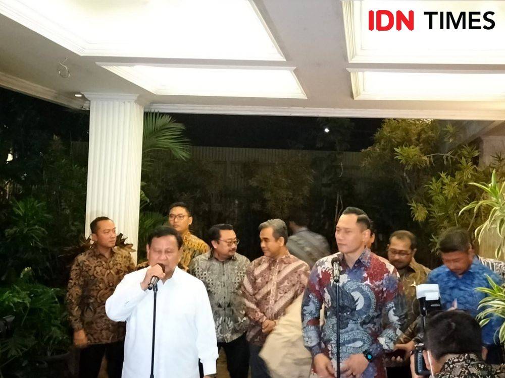 Ini Hasil Pertemuan Politik AHY Dan Prabowo Di Kertanegara