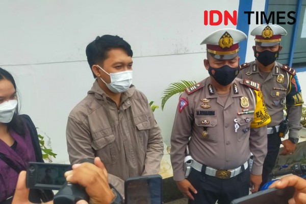 Bikin Heboh Motor Baru Ditilang, Pengendara di Lampung Minta Maaf