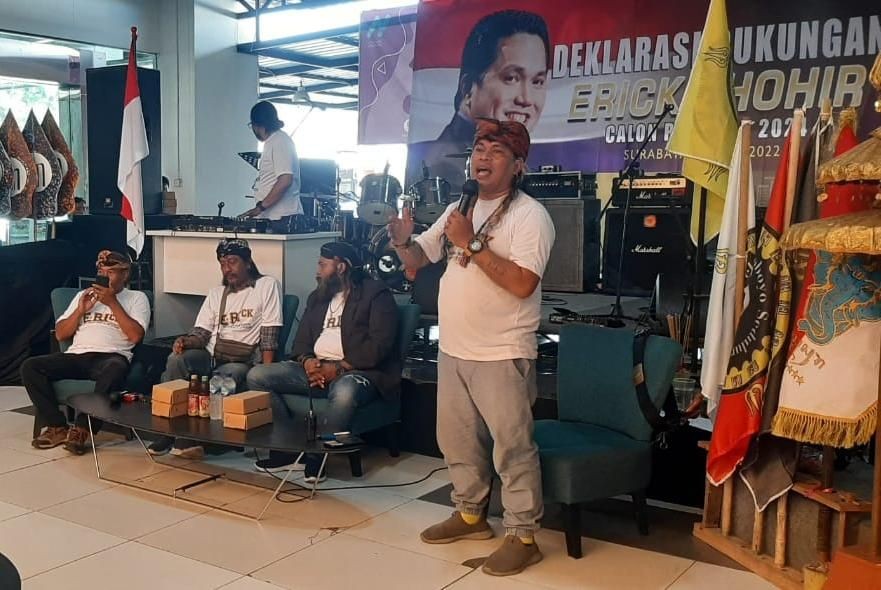 Seniman dan Budayawan di Surabaya Pengin Erick Thohir Nyapres