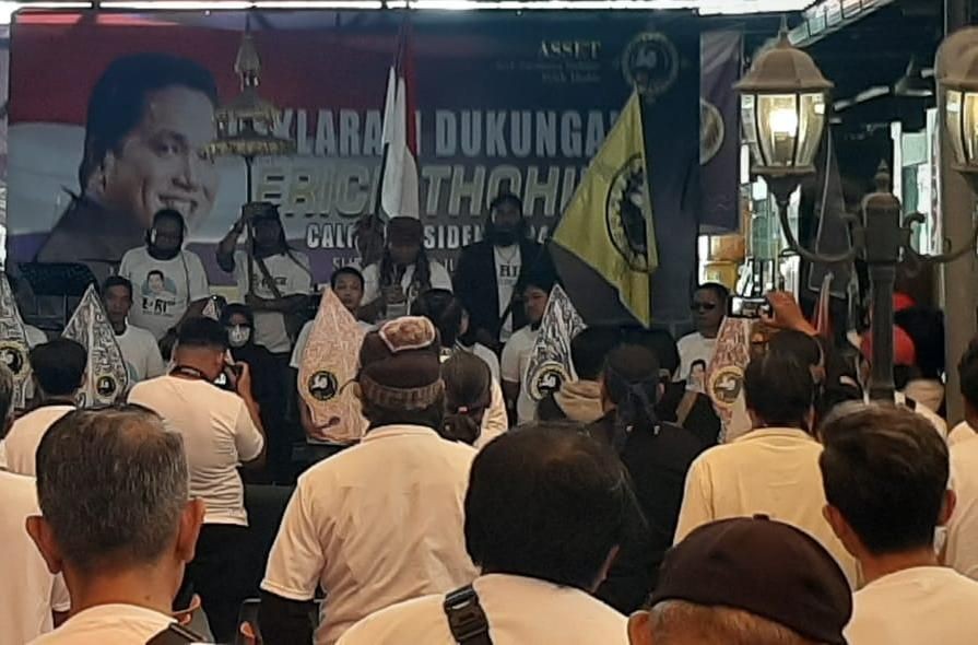 Seniman dan Budayawan di Surabaya Pengin Erick Thohir Nyapres