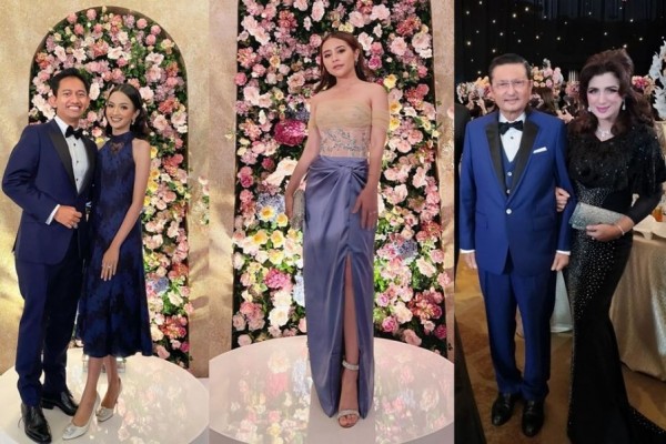 9 Gaya Figur Publik di Resepsi Putri Tanjung, Prilly Pakai Dress Unik