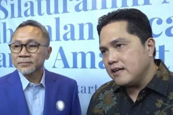 Duet Erick Thohir dan Zulhas di 2024, PAN Kalteng Siap Usul ke DPP