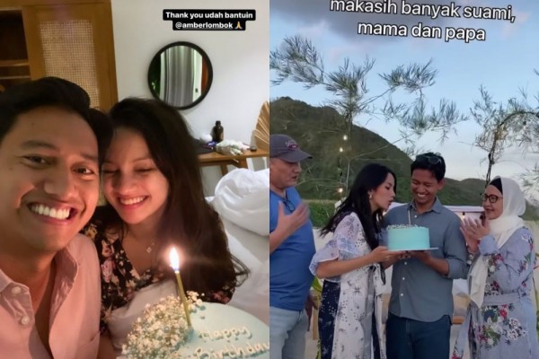 9 Momen Belva Devara Beri Surprise Ultah Sabrina Anggraini di Lombok