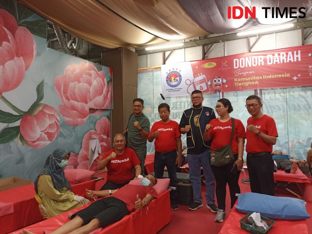 Aksi Peduli, Komunitas Indonesia Tionghoa Gelar Donor Darah