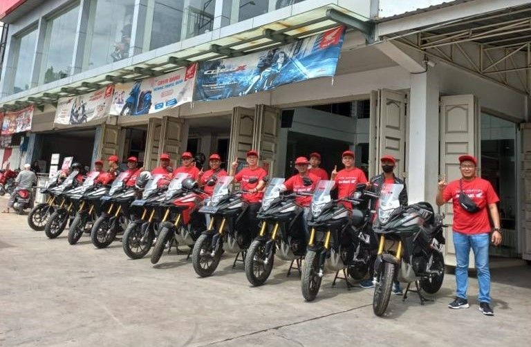 Serunya Rolling City dengan New CB150X di Rantau Prapat