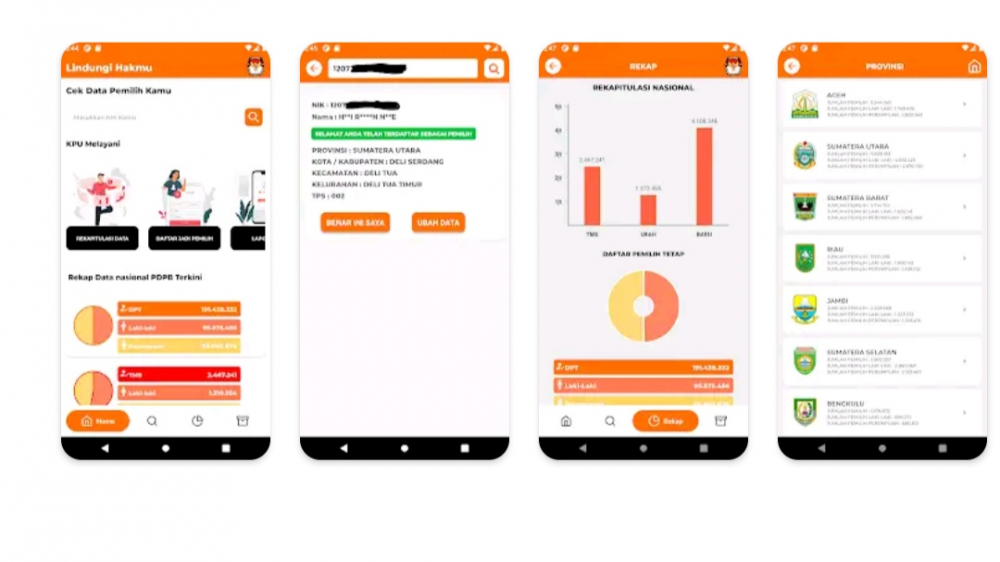 KPU Makassar Sosialisasikan Aplikasi Lindungi Hakmu Mobile