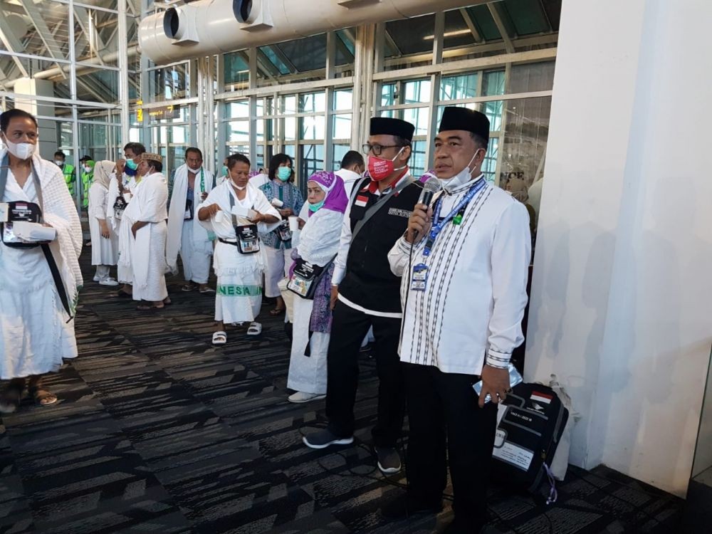 Jemaah asal Gorontalo Tidak Transit Lagi di Asrama Haji Makassar