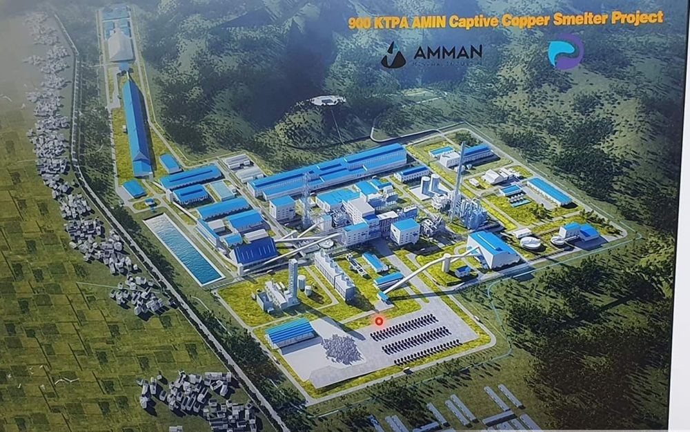 Konstruksi Smelter AMNT di Sumbawa Butuh 1.500 Tenaga Kerja 