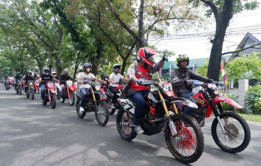 Ajang MXGP, Serunya Nonton Bareng Komunitas CRF di Medan