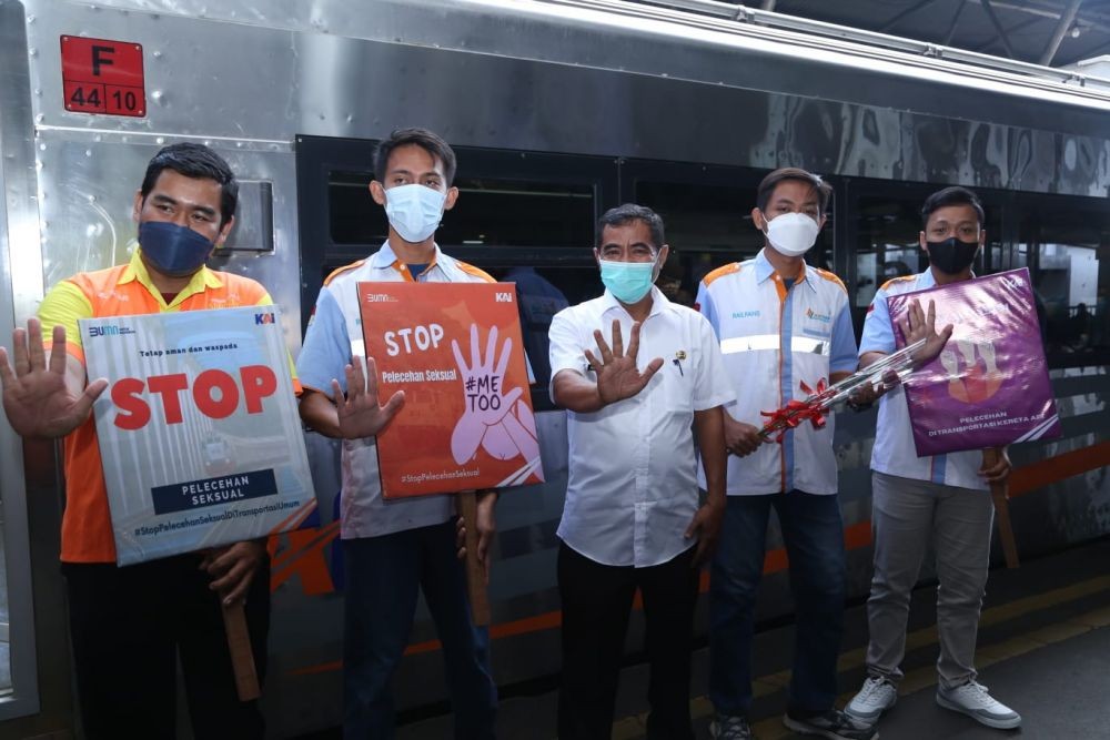 KAI Surabaya Kampanye Anti Pelecehan Seksual di Stasiun 
