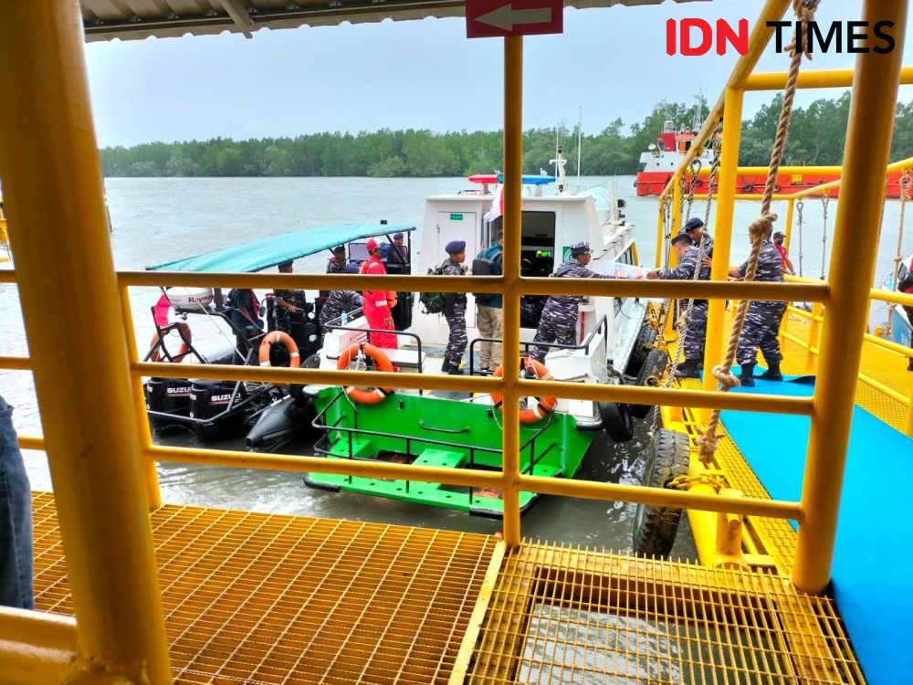 Kasal Tinjau Lokasi Komando Daerah Maritim di IKN Nusantara