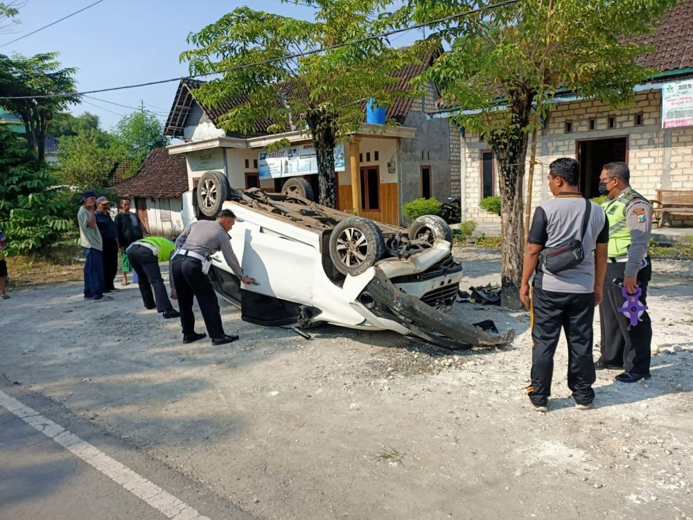 Anggota Polres Tuban Tewas Ditabrak Xenia saat Berangkat Dinas