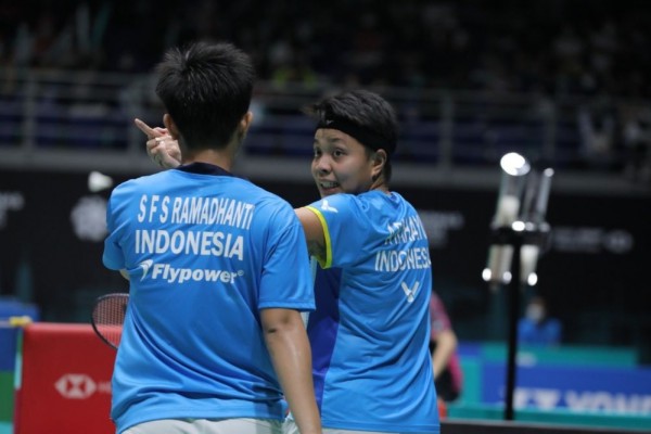 Apriyani/Fadia Tembus Final Malaysia Open 2022, Comeback di Game 2