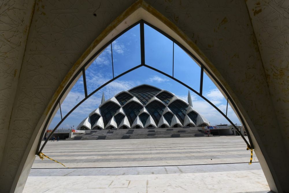 Potret Pembangunan Masjid Raya Al-Jabbar di Gedebage