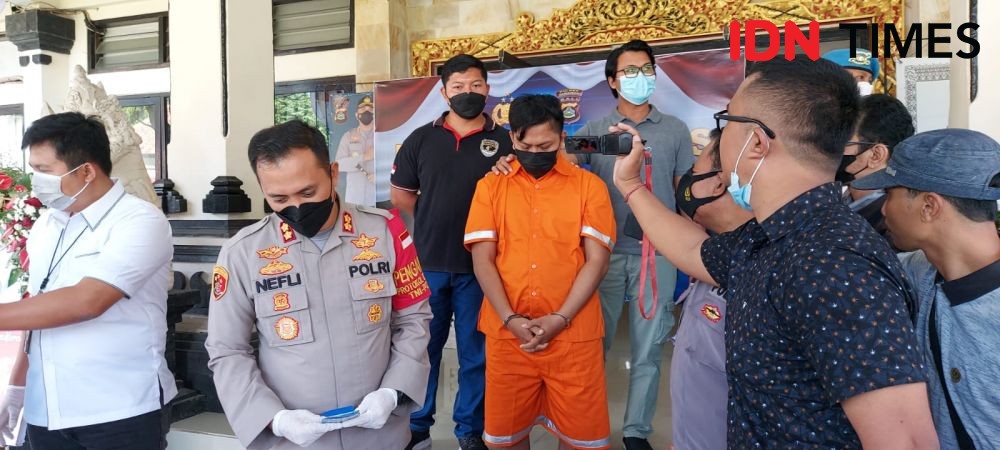 Beraksi 3 Kali, Jambret Asal Buleleng Ditangkap di Tabanan