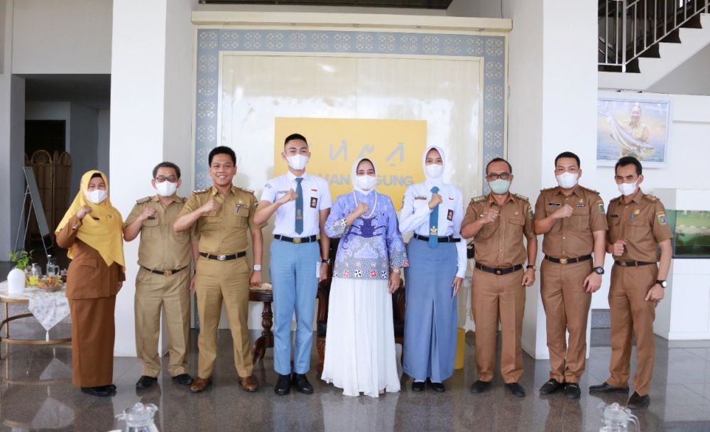 2 Putra Putri Terbaik Lampung jadi Anggota Paskibraka di Istana Negara