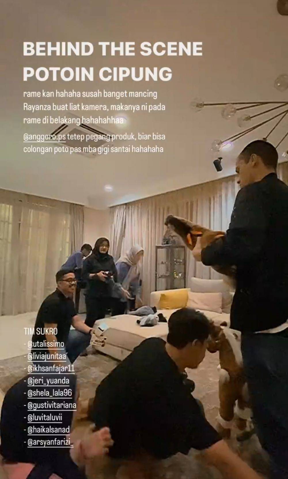 10 Potret Di Balik Layar Rayyanza Photoshoot Ala Pangeran