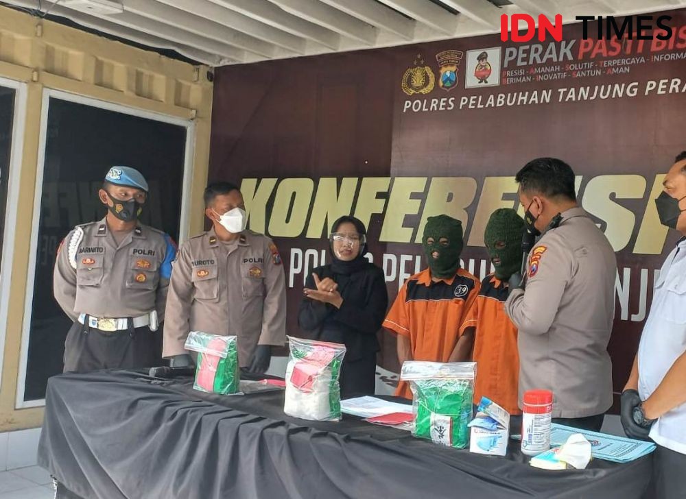 Antarkan 3 Kg Narkoba Dijanjikan Rp5 Juta, Dua Pemuda Dibekuk Polisi