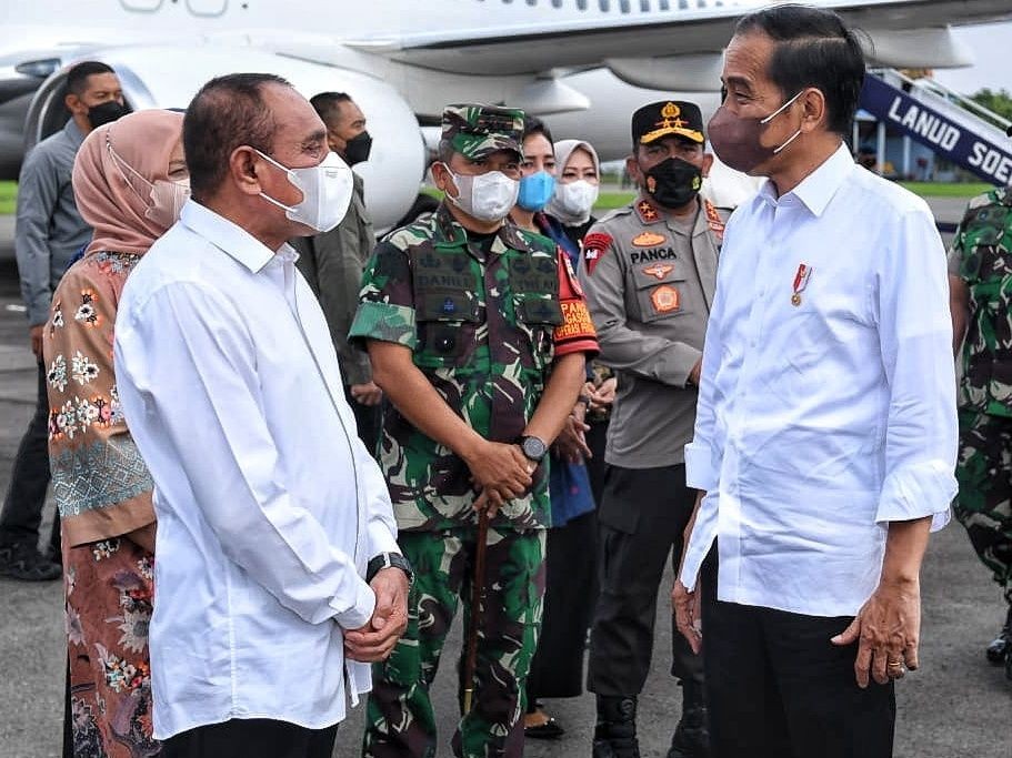 Jokowi ke Sumut, Resmikan Revitalisasi Lapangan Merdeka Hingga ke Nias