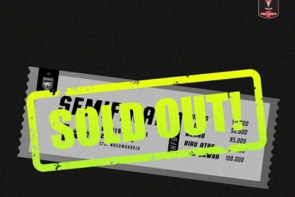 Tiket Semifinal PSS Sold Out, Suporter Keluhkan Tak Kebagian