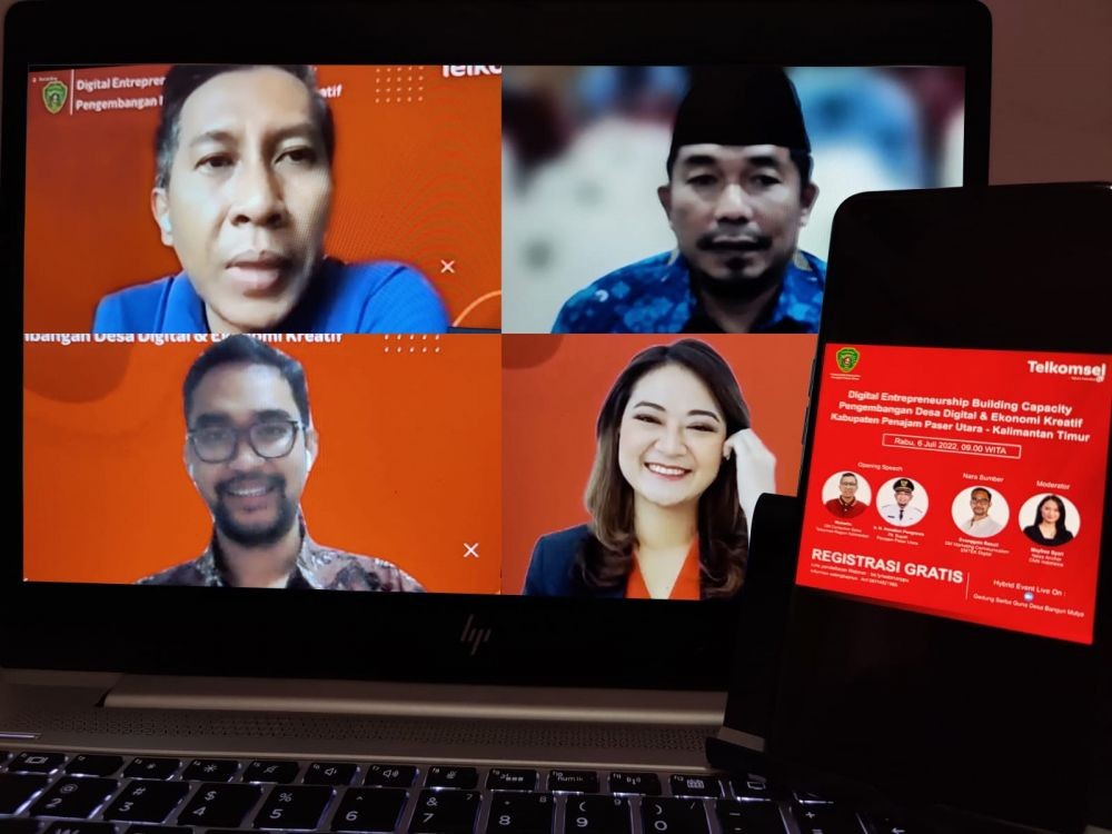 Telkomsel dalam Pengembangan Desa Digital dan Kreatif di PPU