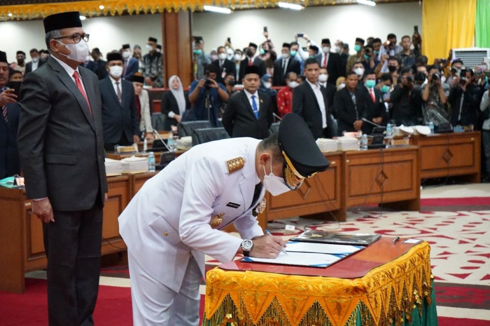Mayjen TNI Purn Achmad Marzuki Resmi Jabat Pj Gubernur Aceh