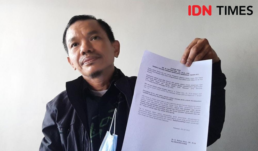 Gagal Terpilih Direksi PDAM Makassar, Seorang Peserta Seleksi Protes