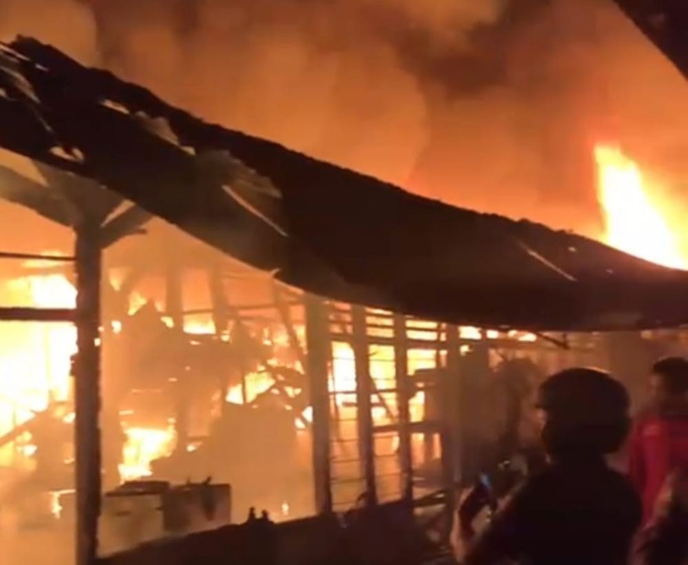 Kebakaran Maut di Lampung, Api Lalap Puluhan Rumah dan 2 Meninggal