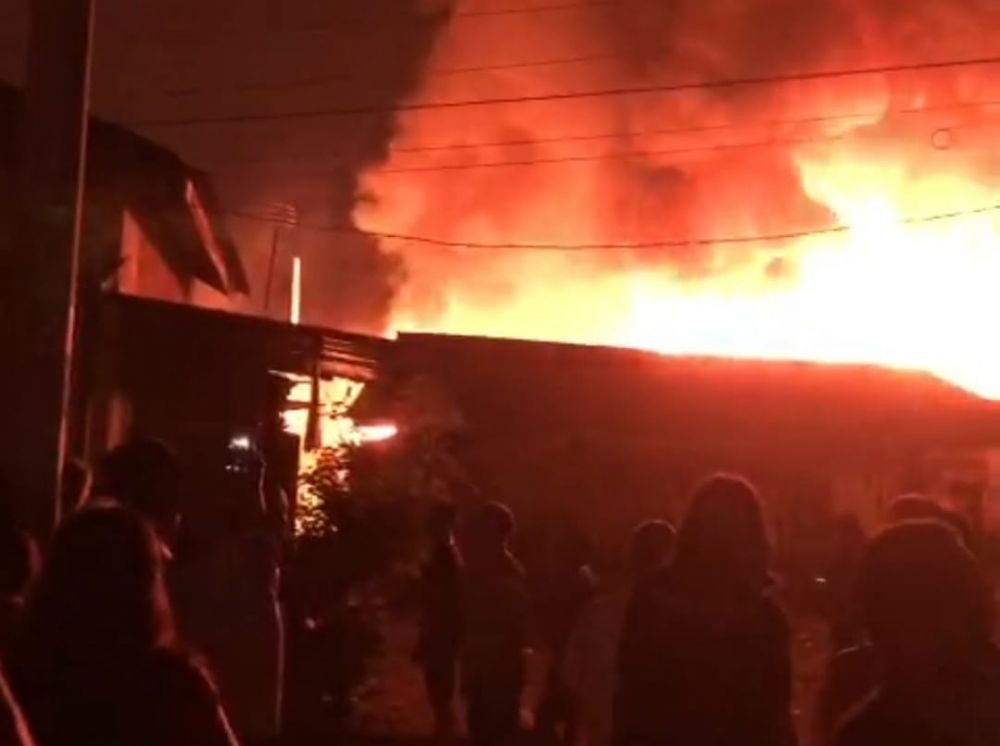 Kebakaran Maut di Lampung, Api Lalap Puluhan Rumah dan 2 Meninggal