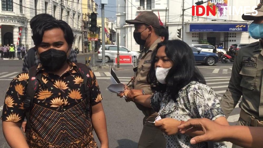 Kunker Jokowi, Aksi Kamisan Medan Tolak RKUHP Direpresi Aparat