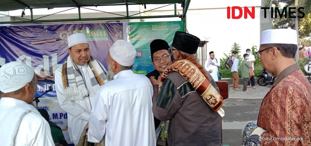 Lebih Dulu Iduladha, Jemaah Muhammadiyah di Mataram Membeludak